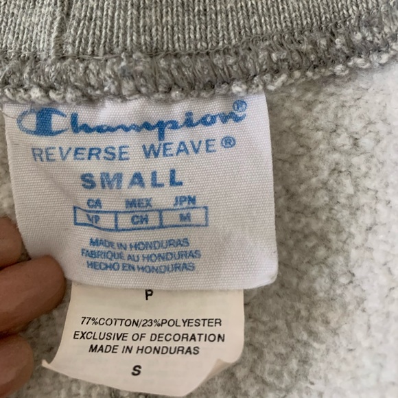 Champion reverse weave jogger- Oxford grey- small - Picture 6 of 8